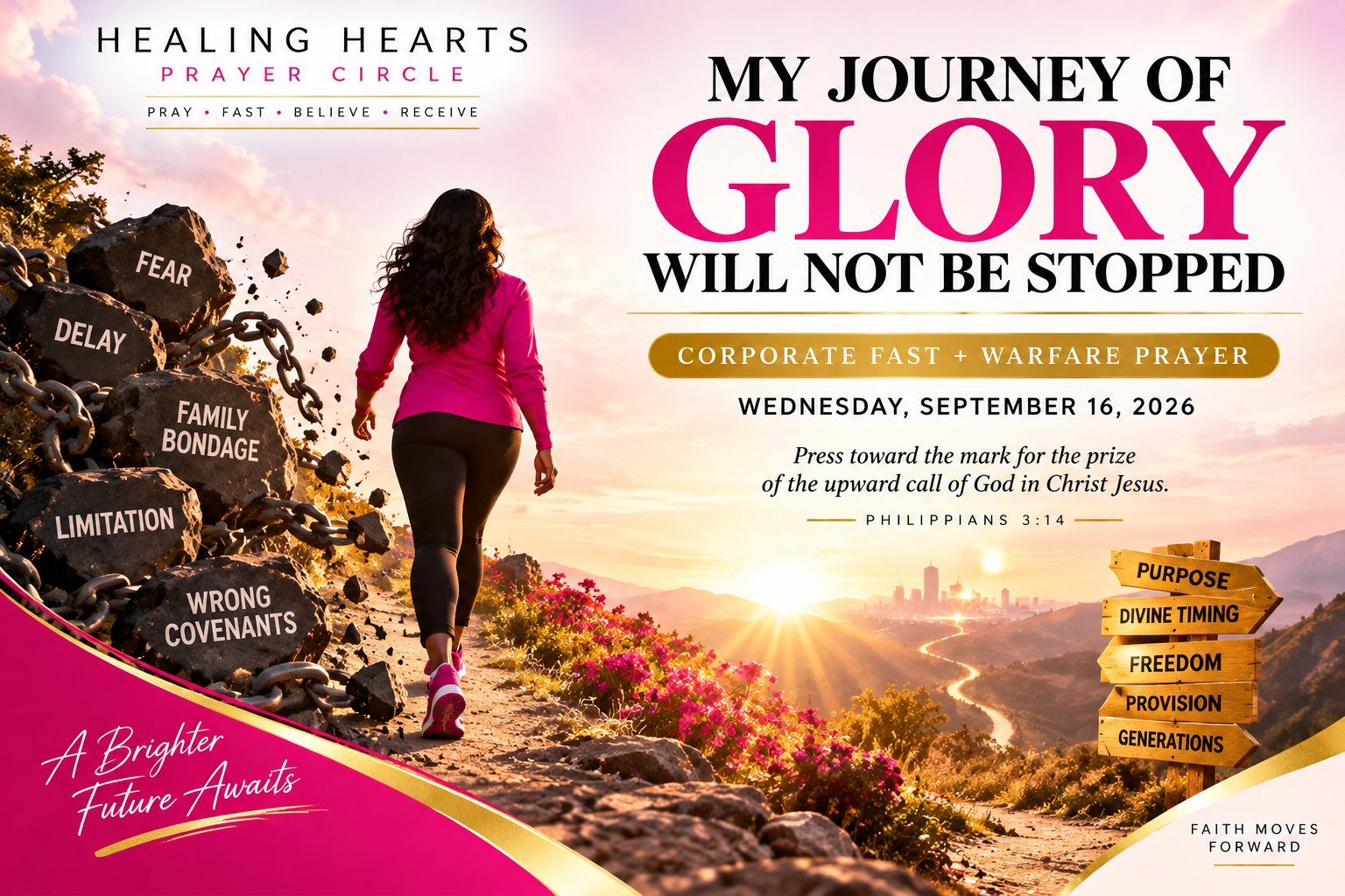 My Journey of Glory Will Not Be Stopped