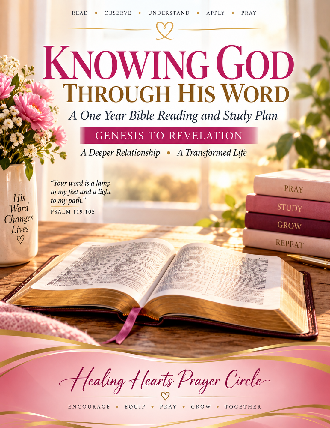 Knowing God Through His Word: A One Year Bible Reading and Study Plan