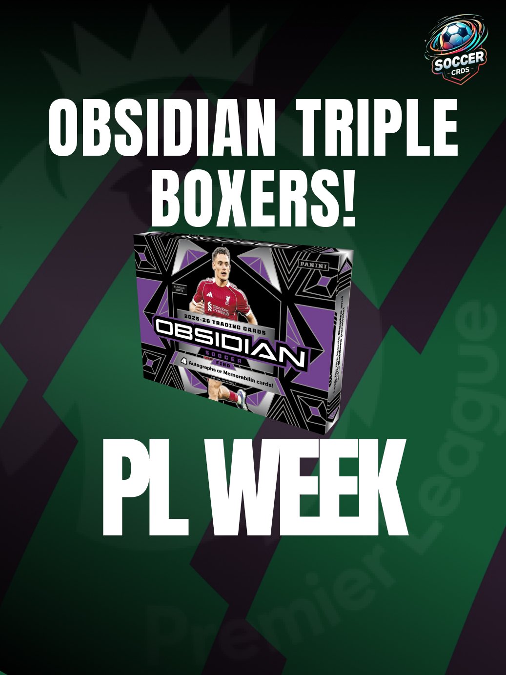 ✨12 AUTOS / RELICS✨ PANINI OBSIDIAN TRIPLE BOXER