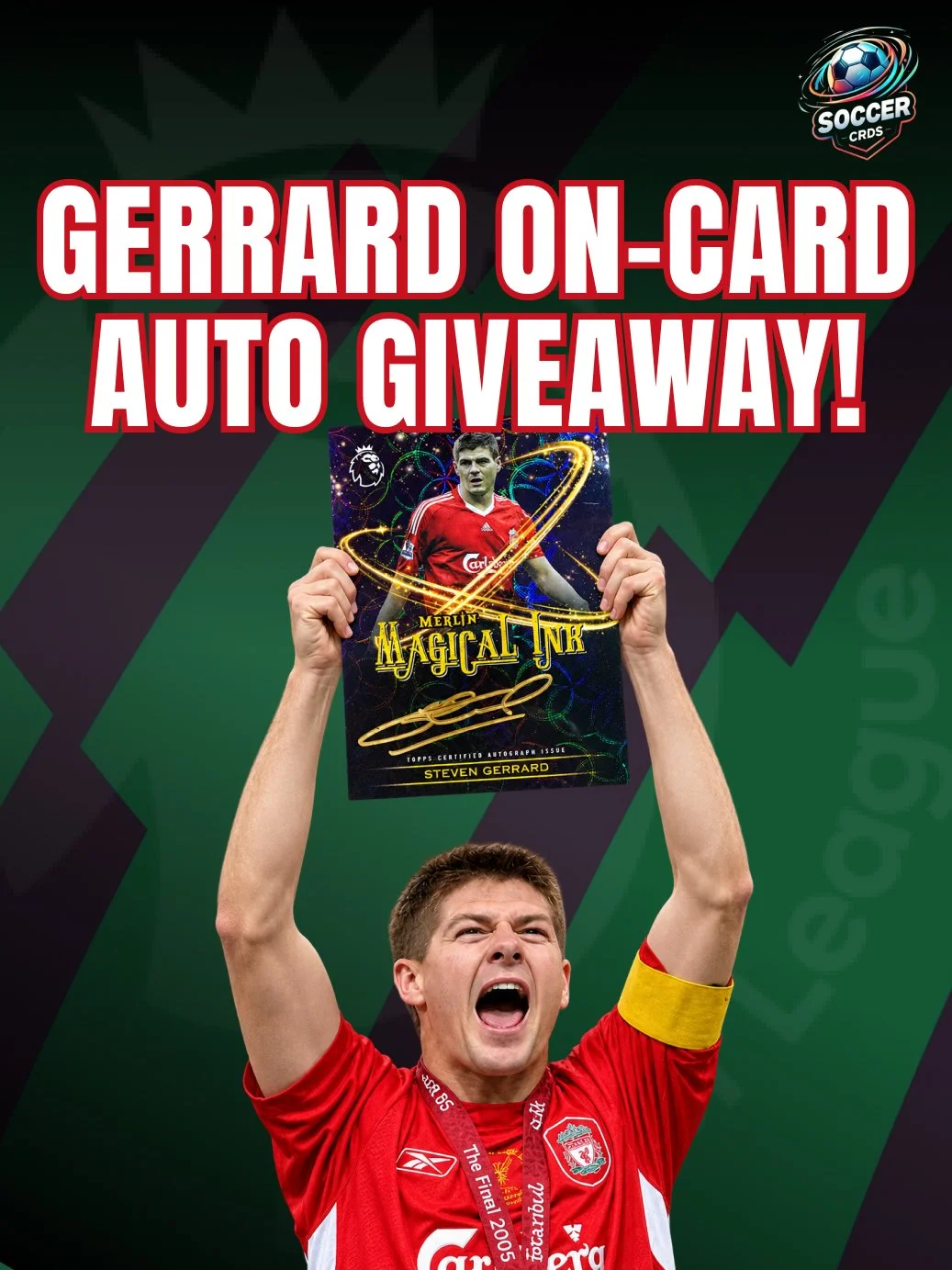 ✨PREMIER LEAGUE WEEK ✨ GERRARD ON CARD GIVEAWAY!