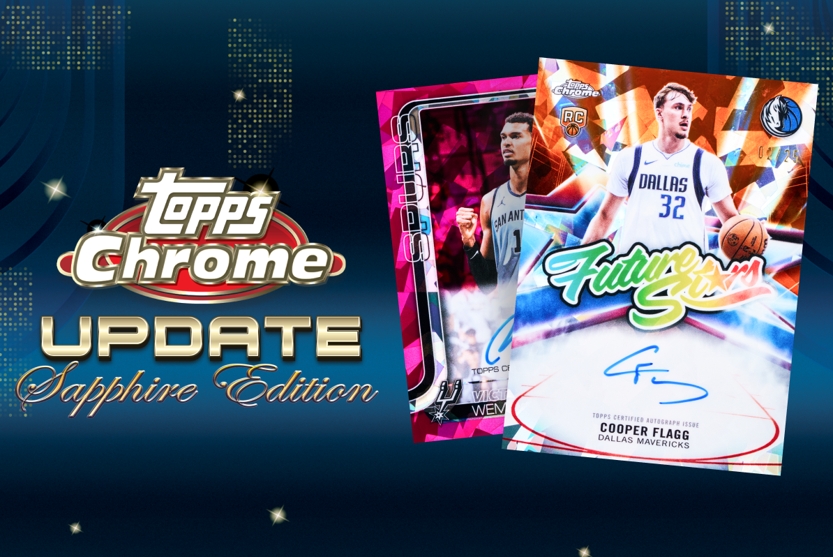 2025-26 Topps Chrome® Updates Basketball Sapphire Edition
