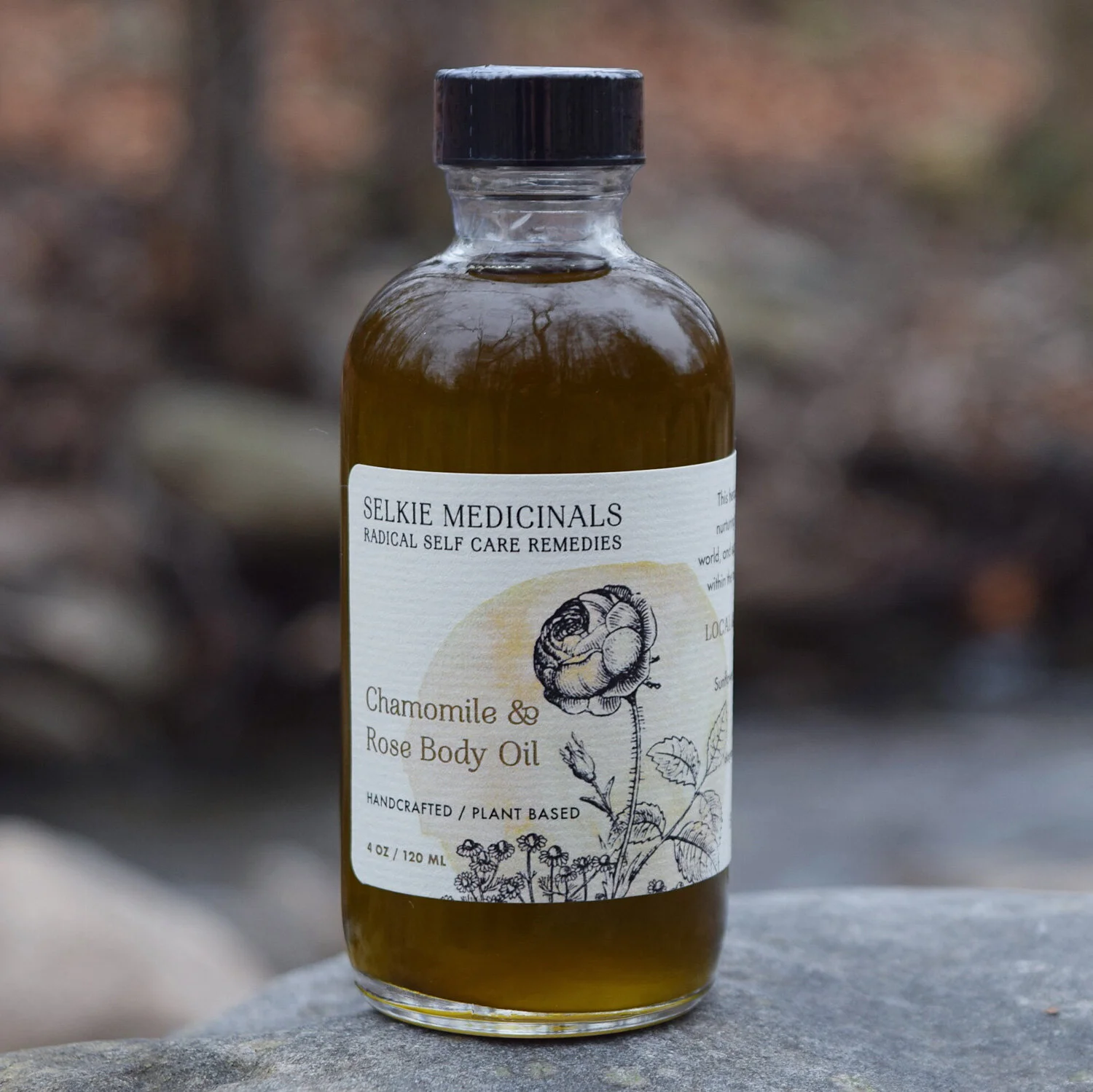 Chamomile & Rose Herbal Body Oil