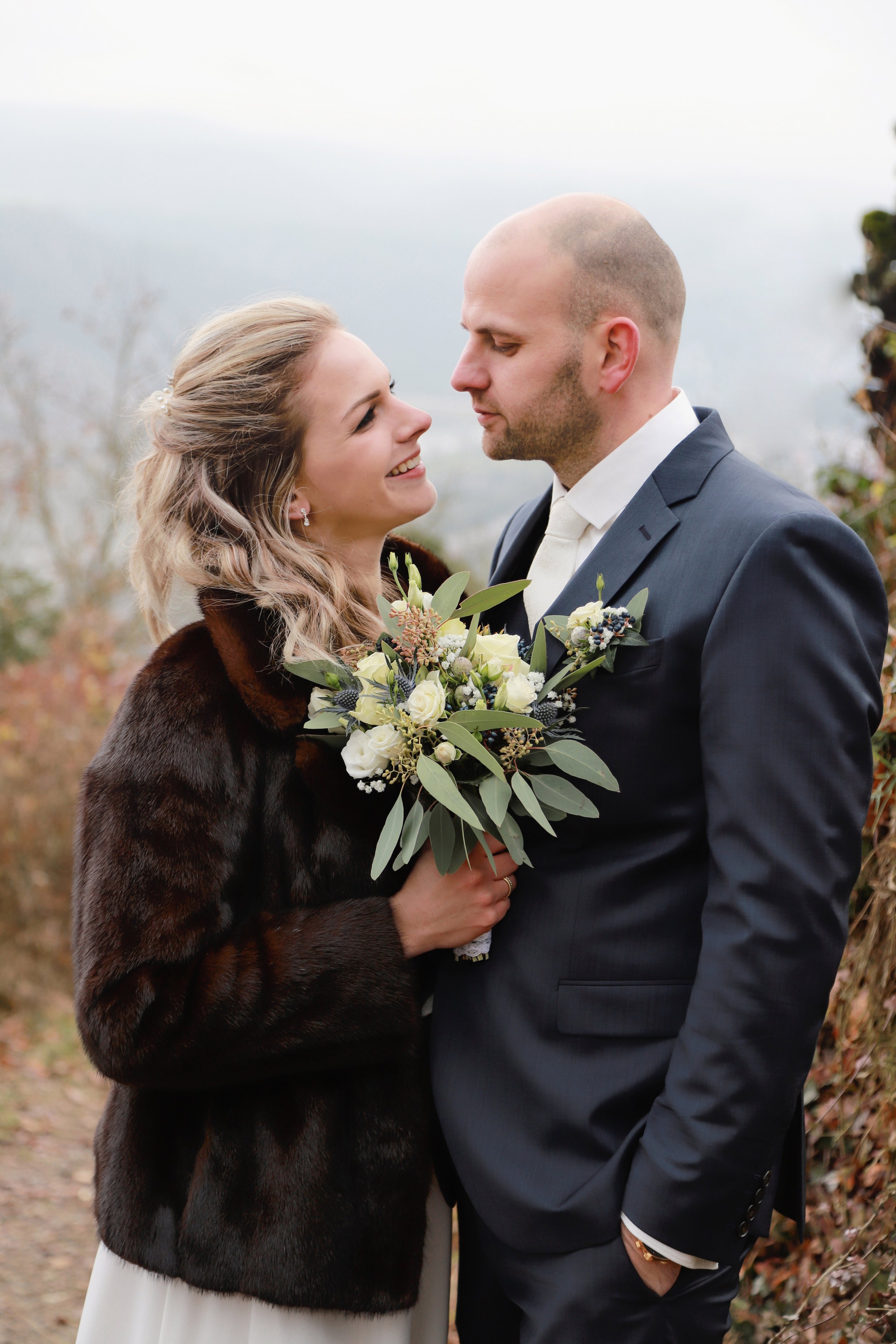 Hochzeitsfotograf Rheinland - Pfalz: Brautpaarfotoshooting