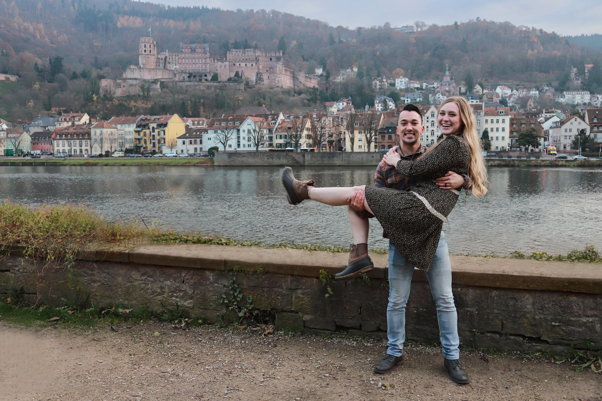 Paarfotos in Heidelberg - authentische romantische Portrait