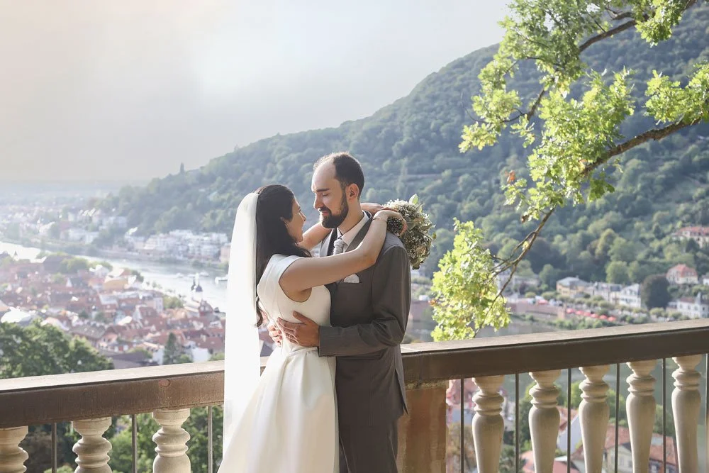 Hochzeitsreportage Schloss Heidelberg