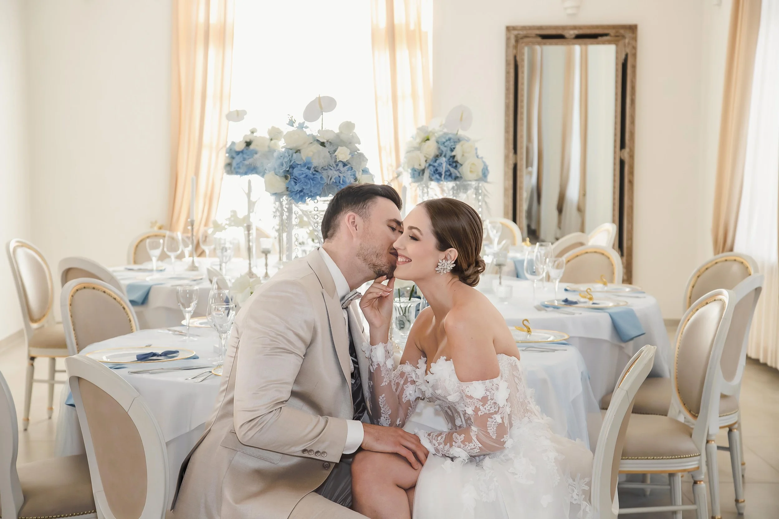 Brautpaar in der Hochzeitslocation