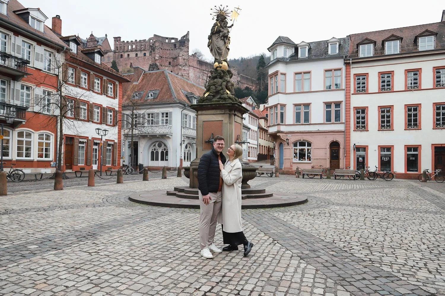 Paarfotoshooting Heidelberg Konrmarkt