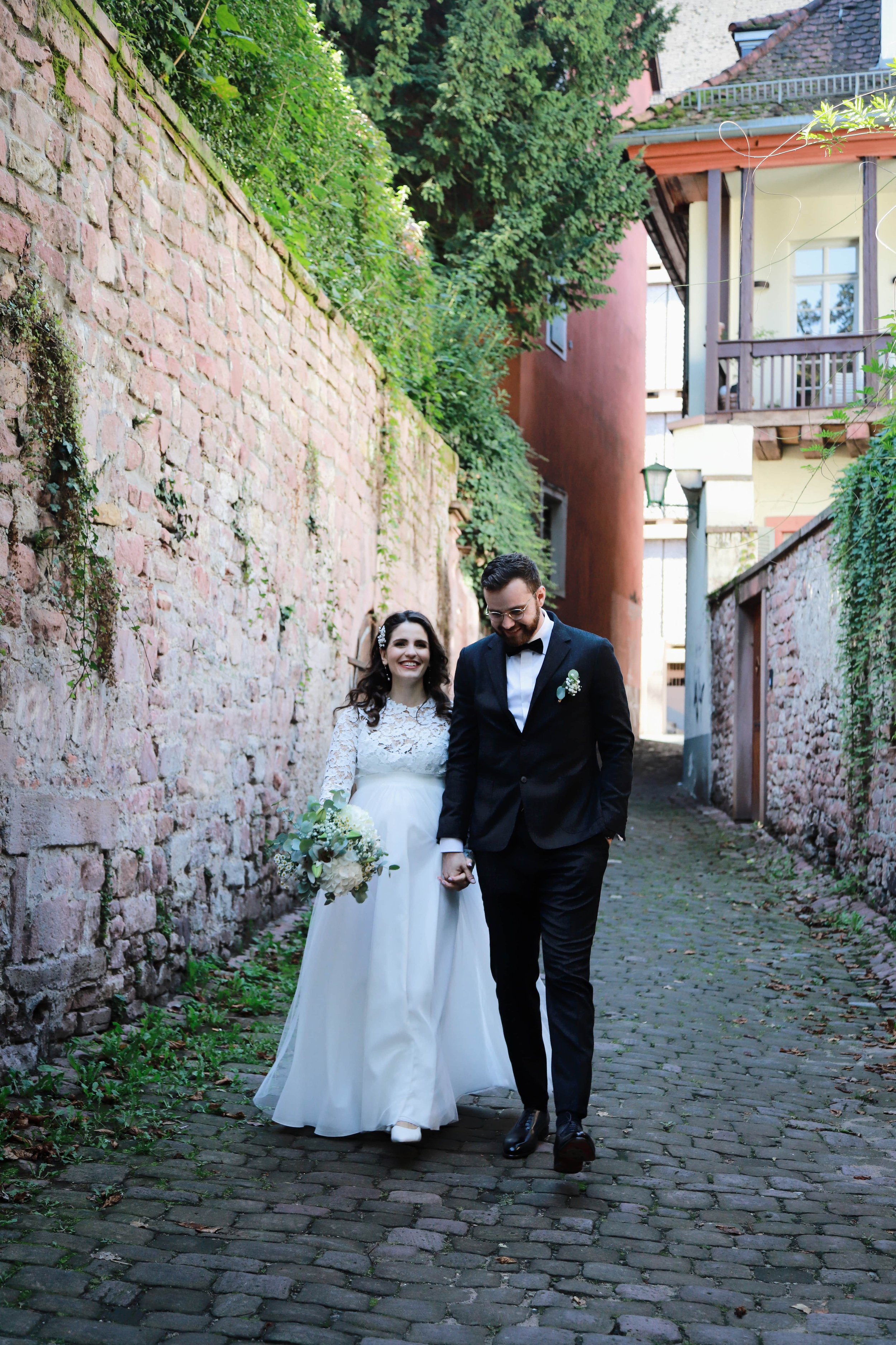 Hochzeitsfotografie Heidelberg - Fotoshooting in der Altstadt