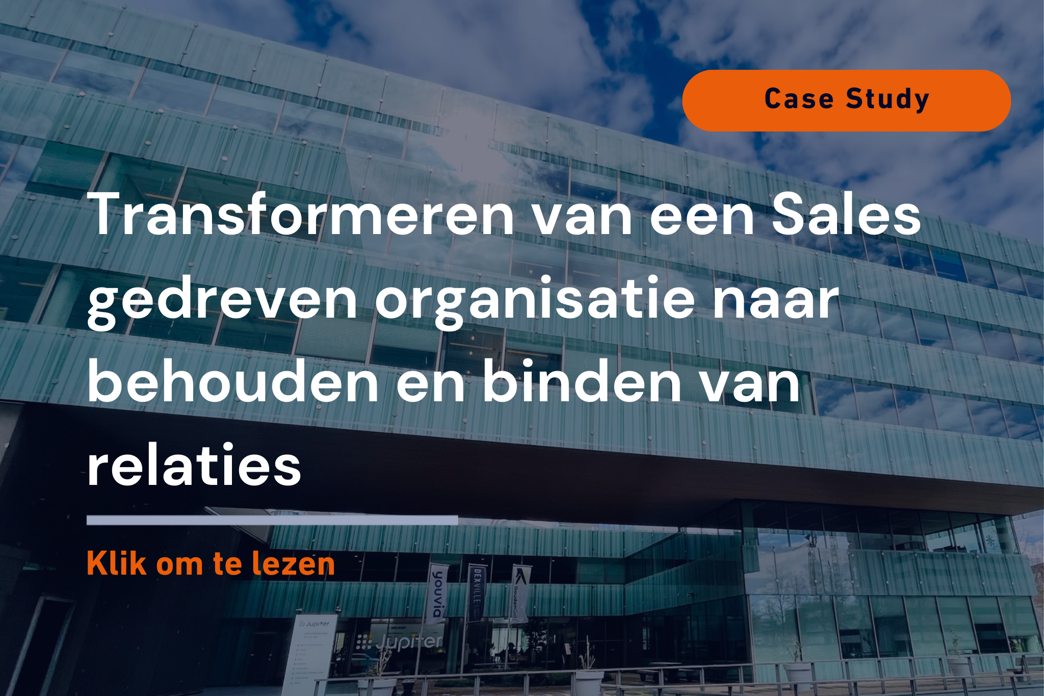 Transformeren van een sales gedreven organisatie naar behouden en binden van relaties