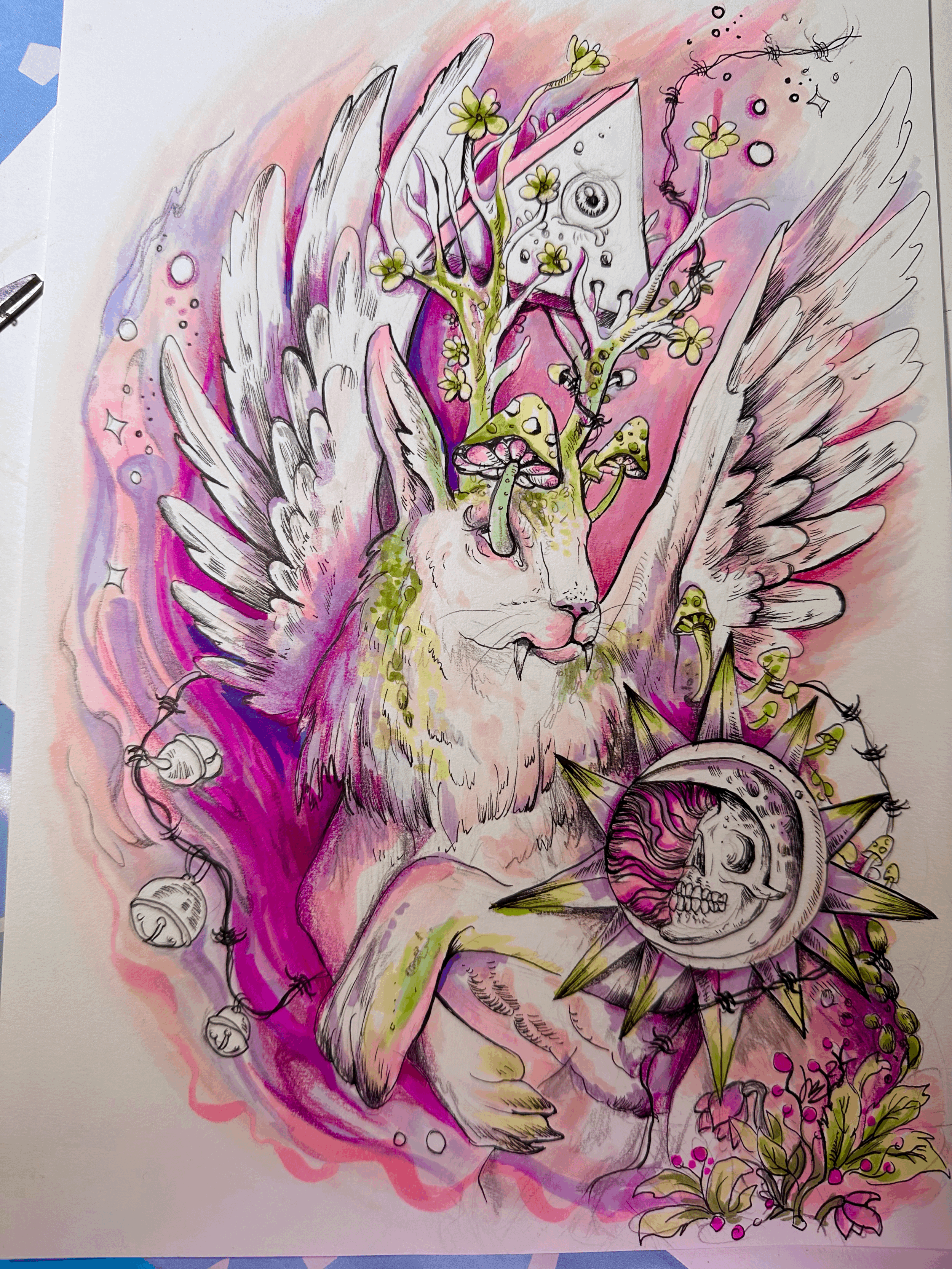 Wolpertinger aus dem Portal (Original limitiert)