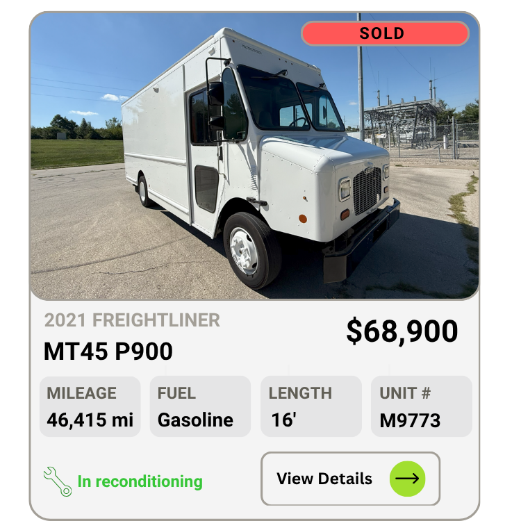 2021 Freightliner MT45 P900 step van for sale