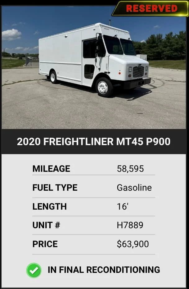2020 Freightliner MT45 P900 step van for sale
