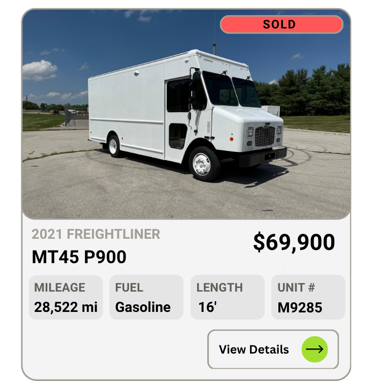 2021 Freightliner MT45 P900 step van for sale