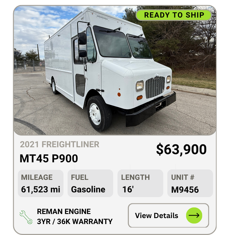 2021 Freightliner MT45 P900 step van for sale