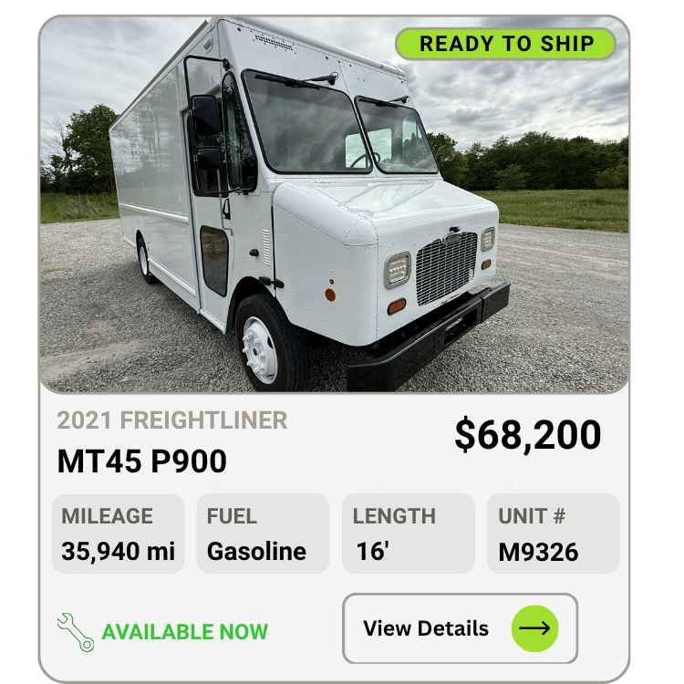 2021 Freightliner MT45 P900 Step Van for Sale