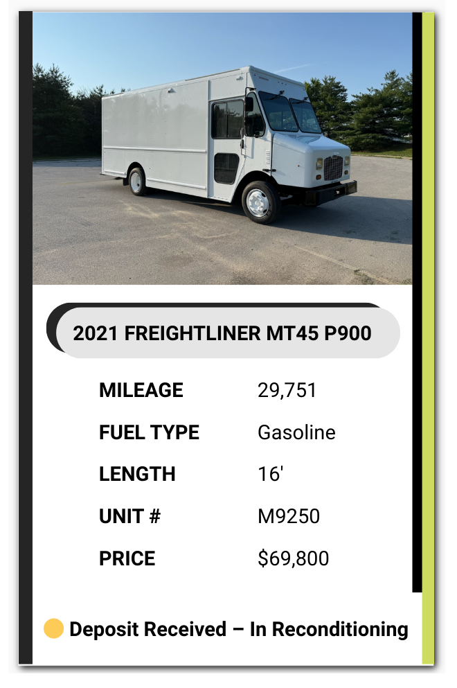 2021 Freightliner MT45 for sale