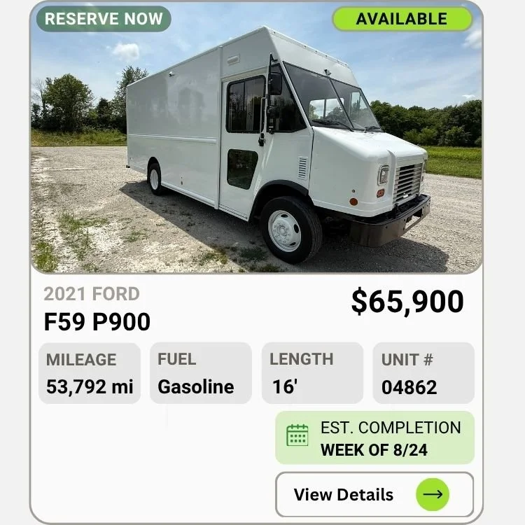 2021 Ford F59 Step Van