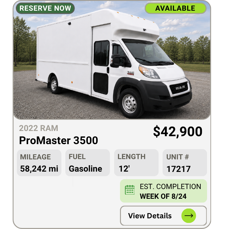 2022 Ram ProMaster 3500