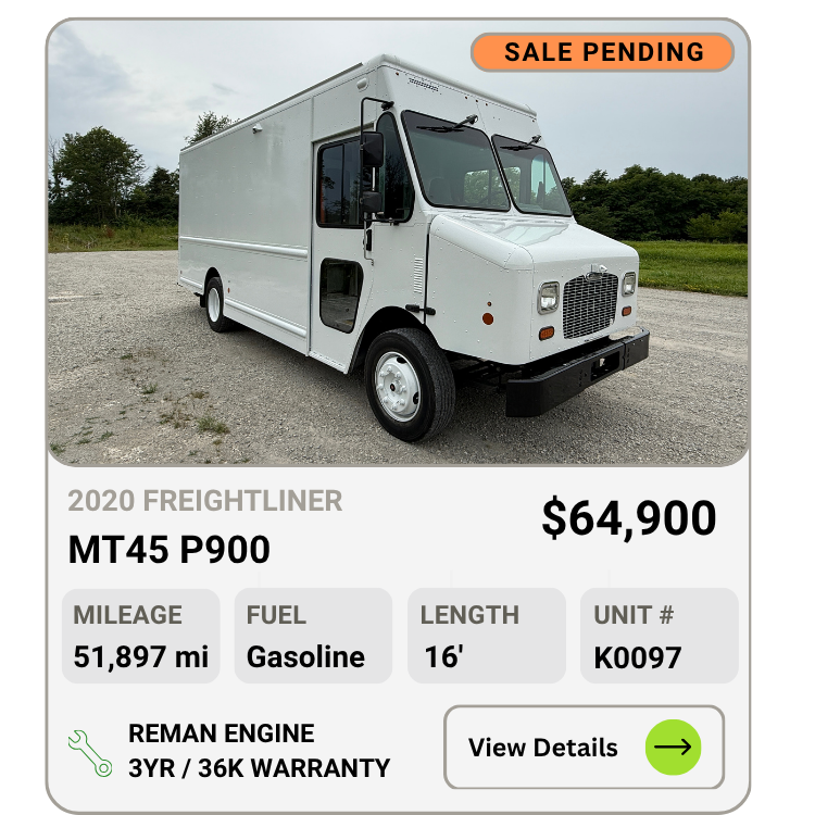 2020 Freightliner MT45 P900 step van for sale