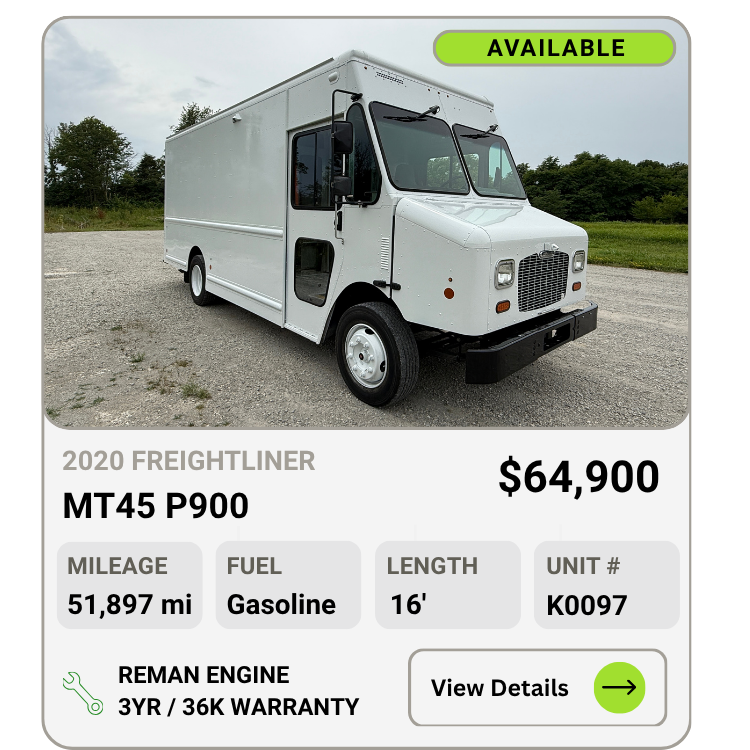 2020 Freightliner MT45 P900 step van for sale