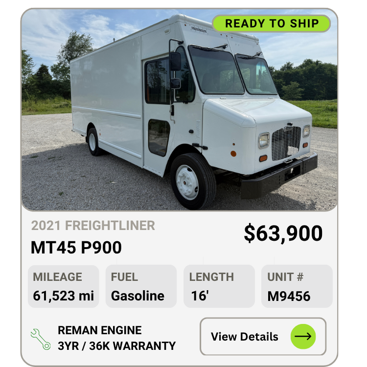 2021 Freightliner MT45 P900 step van for sale