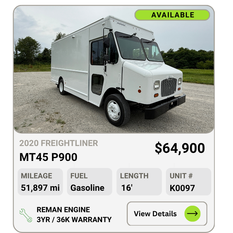 2020 Freightliner MT45 P900 step van for sale