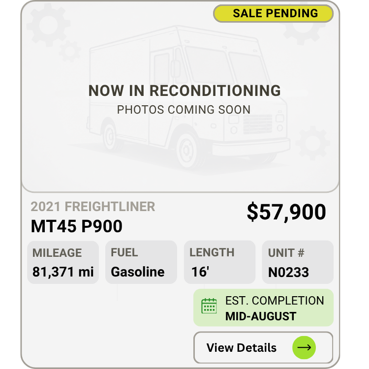 2021 Freightliner MT45 Step Van