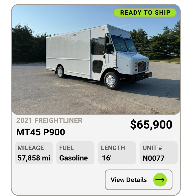 2021 Freightliner MT45 P900 step van for sale