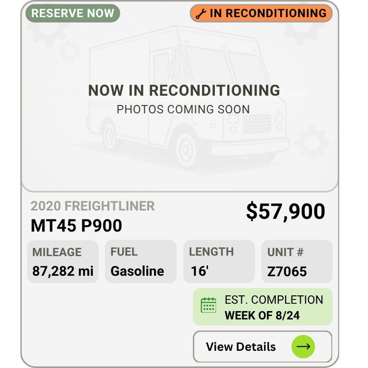 2020 Freightliner MT45 Step Van