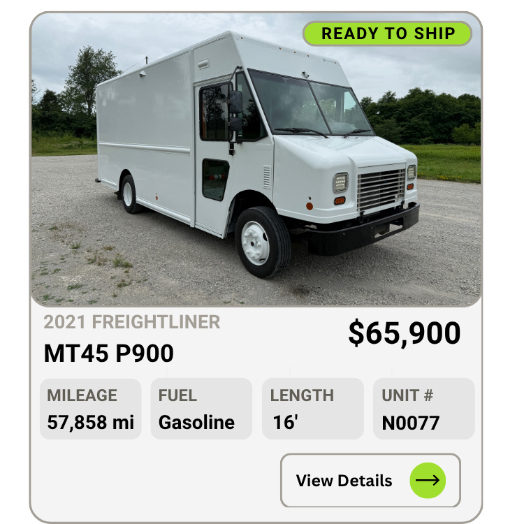 2021 Freightliner MT45 P900 step van for sale