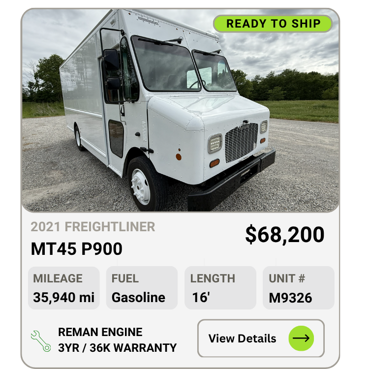 2021 Freightliner MT45 P900 Step Van for Sale