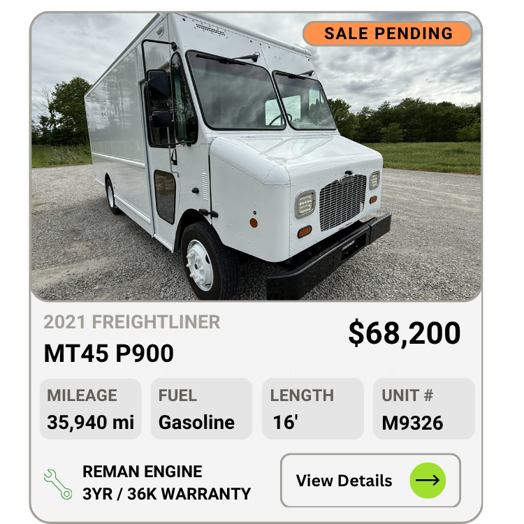 2021 Freightliner MT45 P900 Step Van for Sale