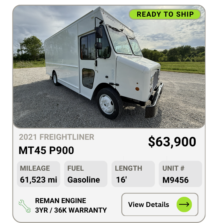 2021 Freightliner MT45 P900 step van for sale