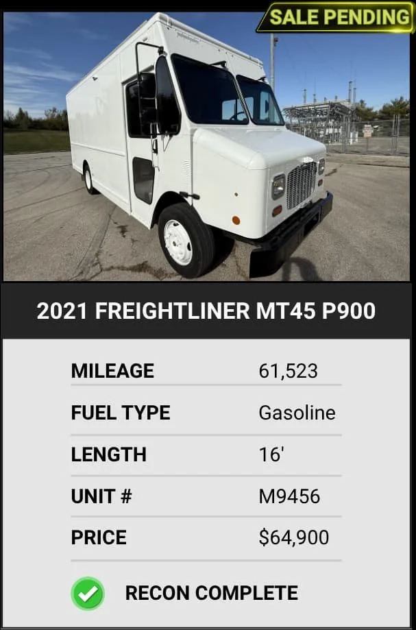 2021 Freightliner MT45 P900 Step Van for Sale