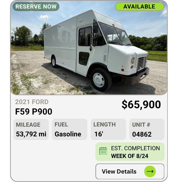 2021 Ford F59 Step Van