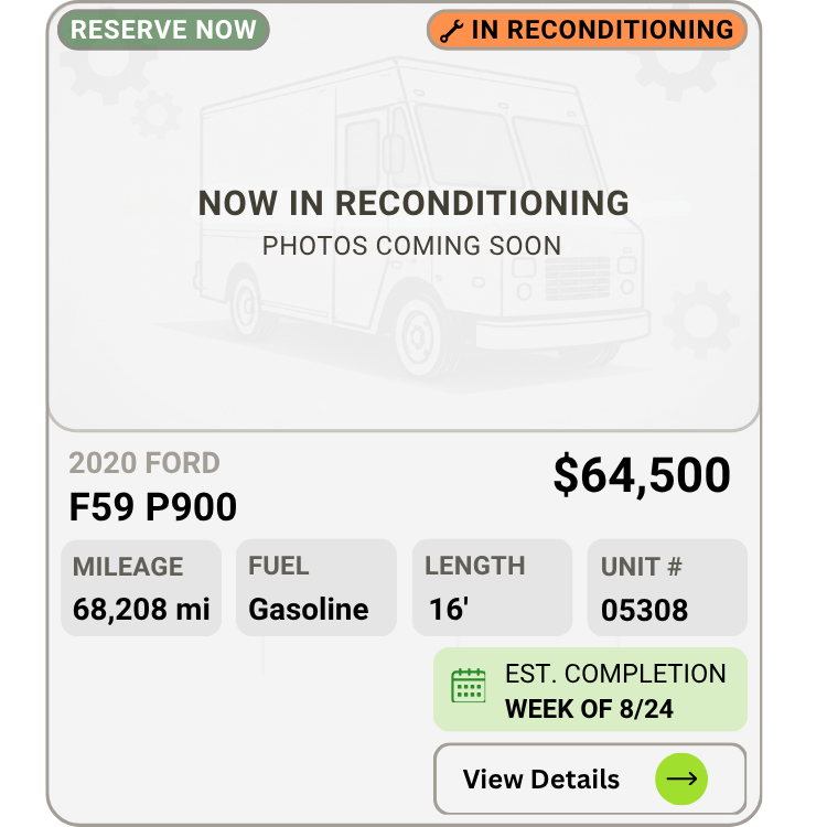 2020 Ford F59 Step Van