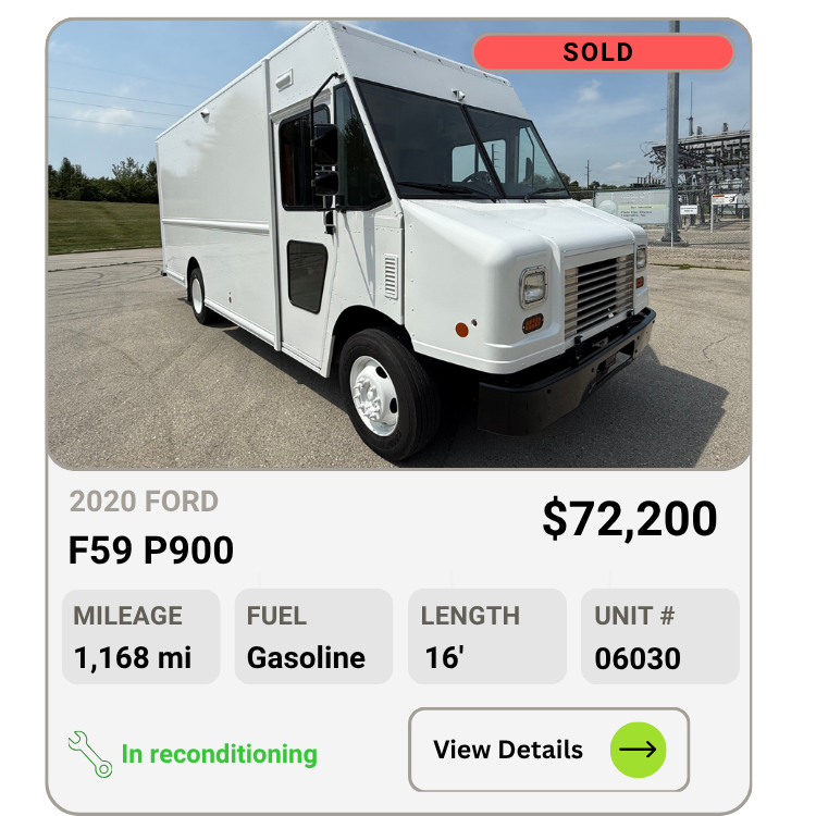 2020 Ford F59 P900 step van for sale