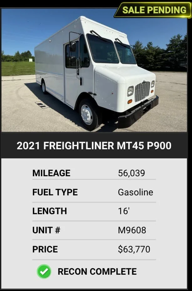 2021 Freightliner MT45 P900 step van for sale