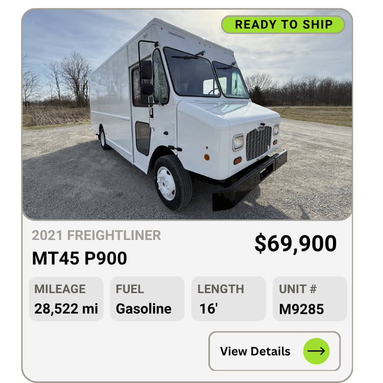 2021 Freightliner MT45 P900 step van for sale