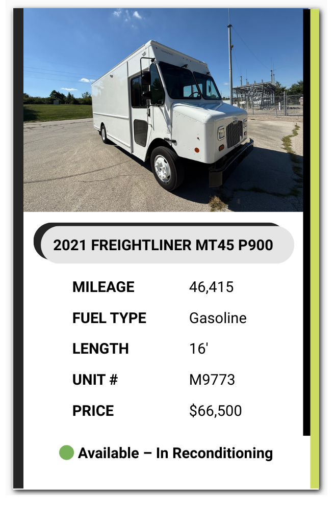 2021 Freightliner MT45 for sale