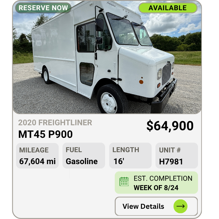 2020 Freightliner MT45 Step Van