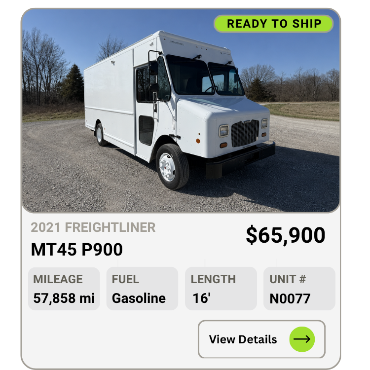 2021 Freightliner MT45 P900 step van for sale