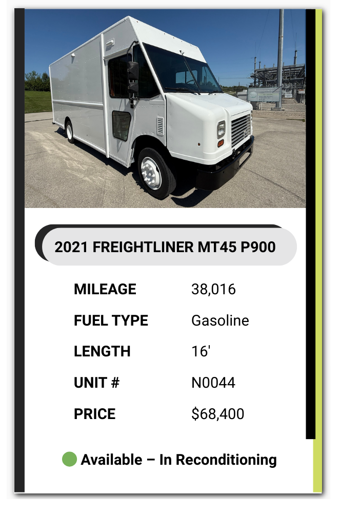 2021 Freightliner MT45 for sale