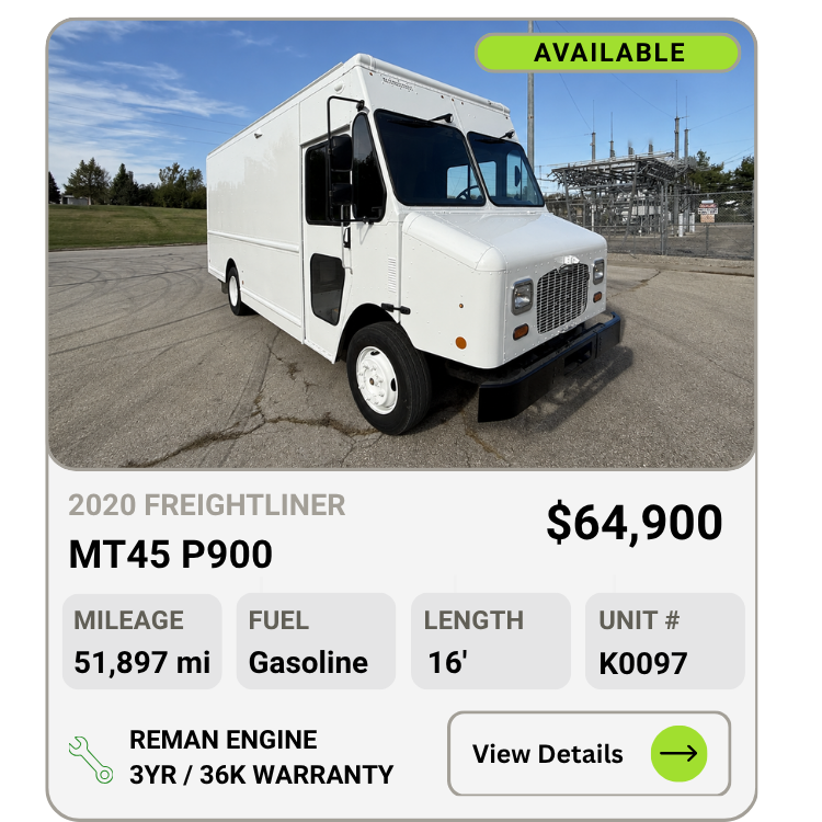 2020 Freightliner MT45 P900 step van for sale