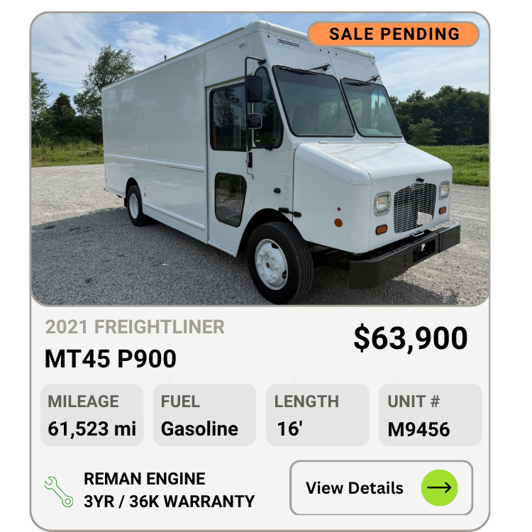 2021 Freightliner MT45 P900 step van for sale