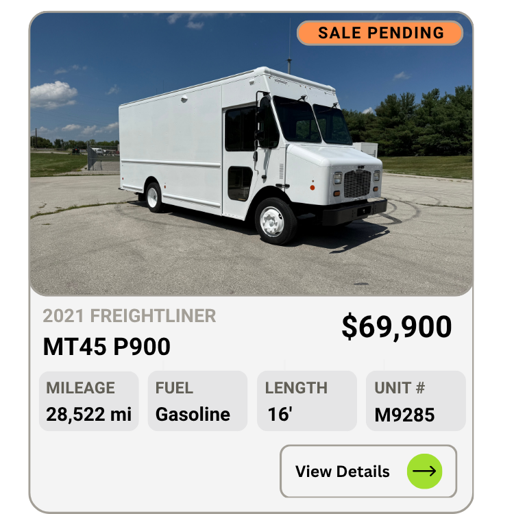 2021 Freightliner MT45 P900 step van for sale