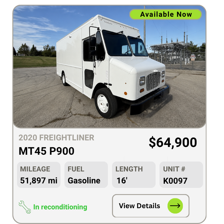 2020 Freightliner MT45 P900 step van for sale