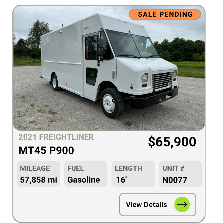 2021 Freightliner MT45 P900 step van for sale