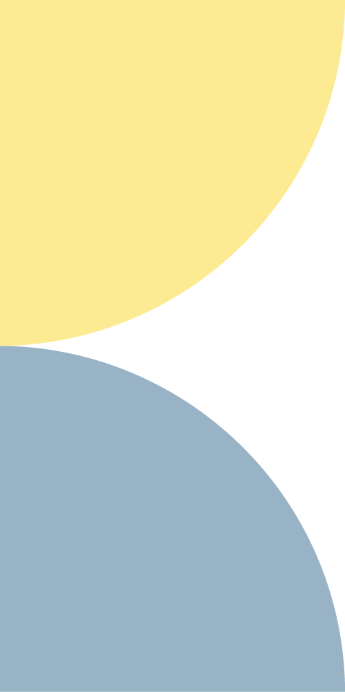 Zwei Viertel Kreise ergeben K für Kind