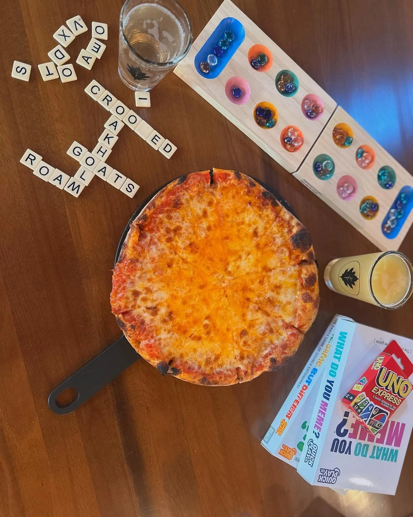 🗣️NEW GAMES AT OBC ✨

Swing by the taproom, rain or shine and enjoy a refreshing draft with friends, a @pupspizzaoakholm and relax with some entertaining card + board games. 
Is there anything better? 🍻

We&rsquo;ve got killer brews, great pizza an